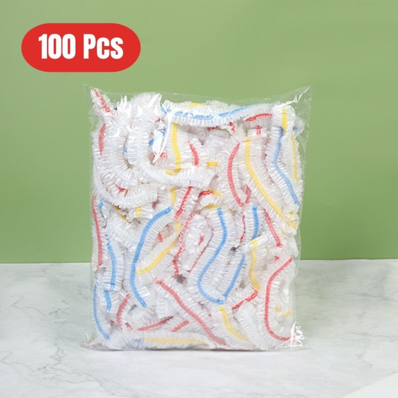 100 Pcs - Reusable Food Safety Cover Cap