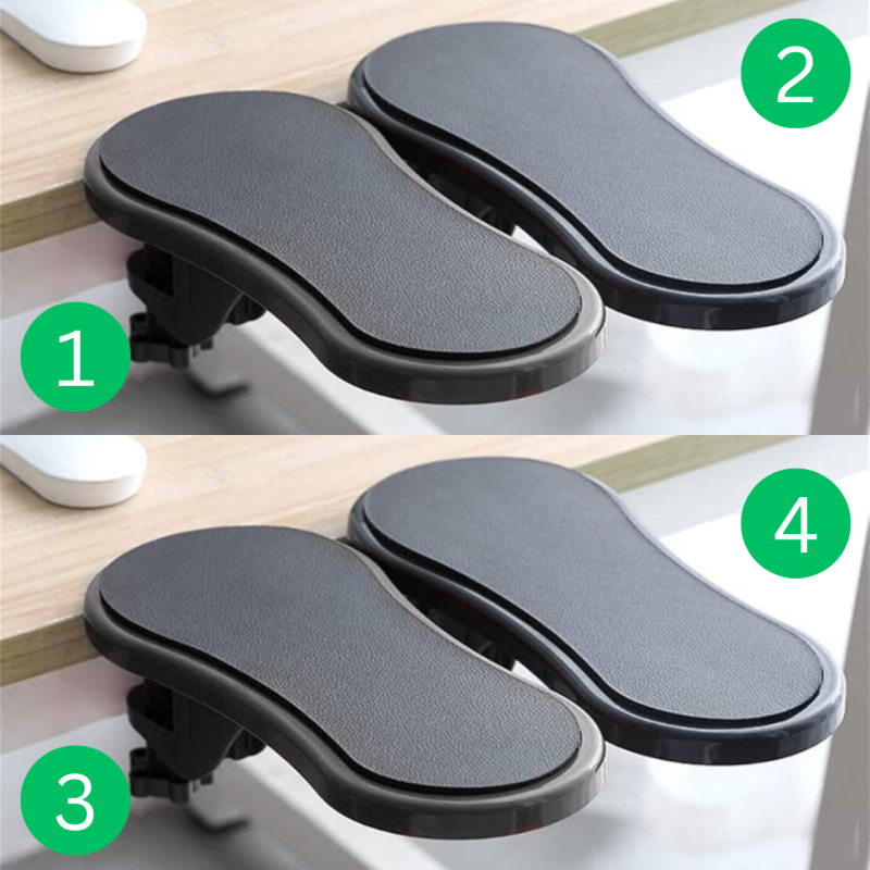 Previous Next 4 Pcs - 180° Rotating Ergonomic Armrest for Desk