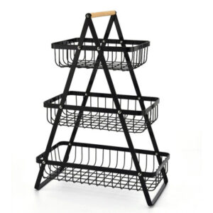 3 Lyar best Food rack-Black