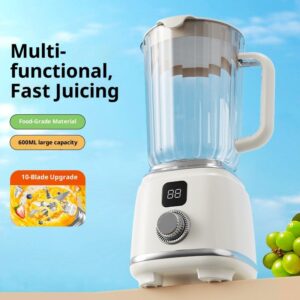 Portable Electric Juicer Blender (White)