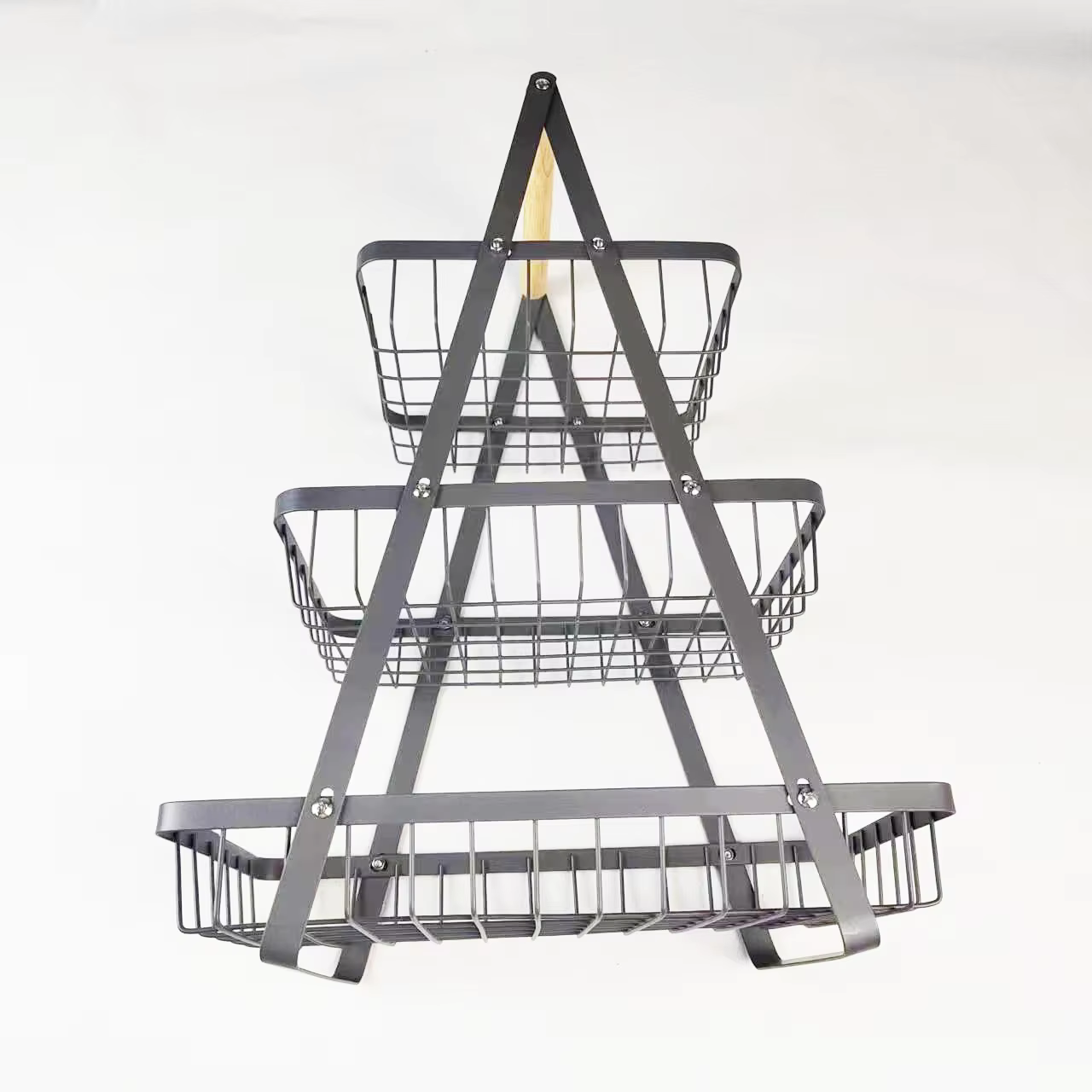 3 Lyar best Food rack-Black - Image 7