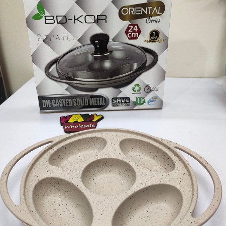 Non Stick Chitoi Pitha Pan (Ceramic Marble Coating ) - Image 4